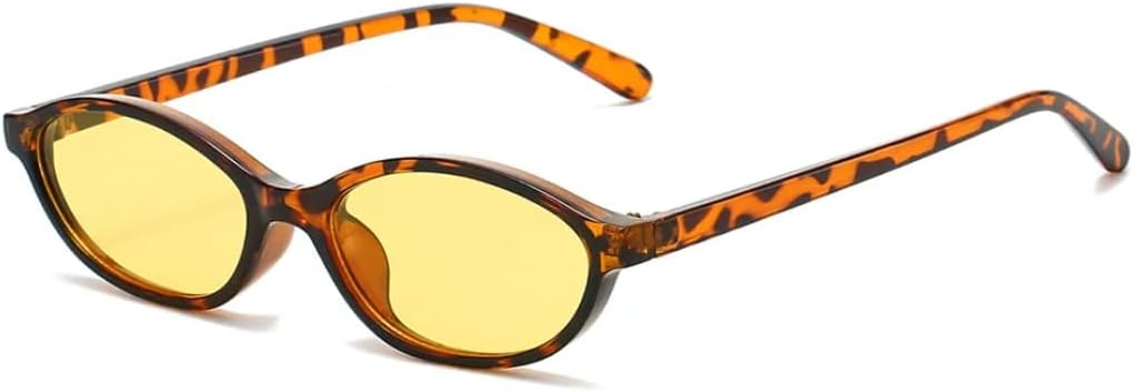 Солнцезащитные очки с защитой UV400 | Маленькие овальные с градиентом и круглыми заклепками | для женщин и мужчин, для занятий спортом на открытом воздухе и вождения DSVIGF, Leopard Yellow
Солнцезащитные очки с защитой UV400 | Маленькие овальные с градиентом и круглыми заклепками | для женщин и мужчин, для занятий спортом на открытом воздухе и вождения DSVIGF, Leopard Yellow