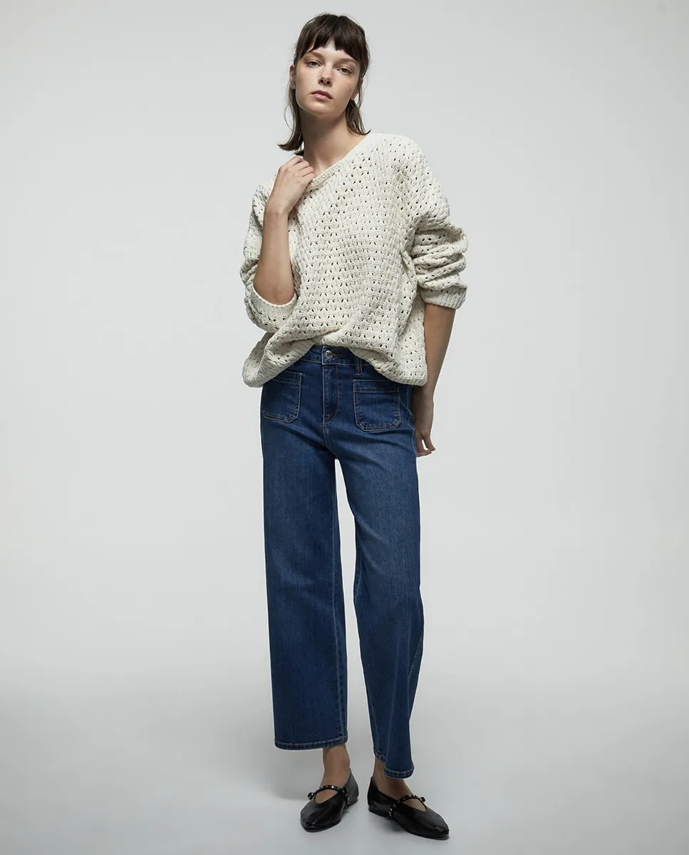 Джинсы прямые широкие Sfera, синий
Джинсы прямые широкие Sfera, синий