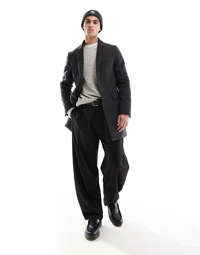 Элегантное пальто French Connection темно-серого цвета
Элегантное пальто French Connection темно-серого цвета