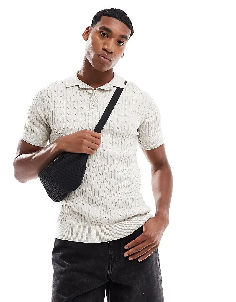 Рубашка-поло Brave Soul с короткими рукавами натурального цвета
Рубашка-поло Brave Soul с короткими рукавами натурального цвета