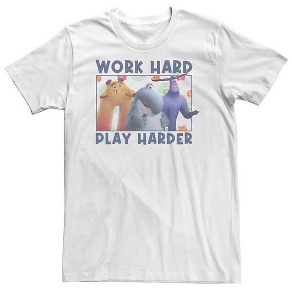 Футболка Big & tall Pixar Monsters at Work "Work hard play harder" Disney
Футболка Big & tall Pixar Monsters at Work "Work hard play harder" Disney