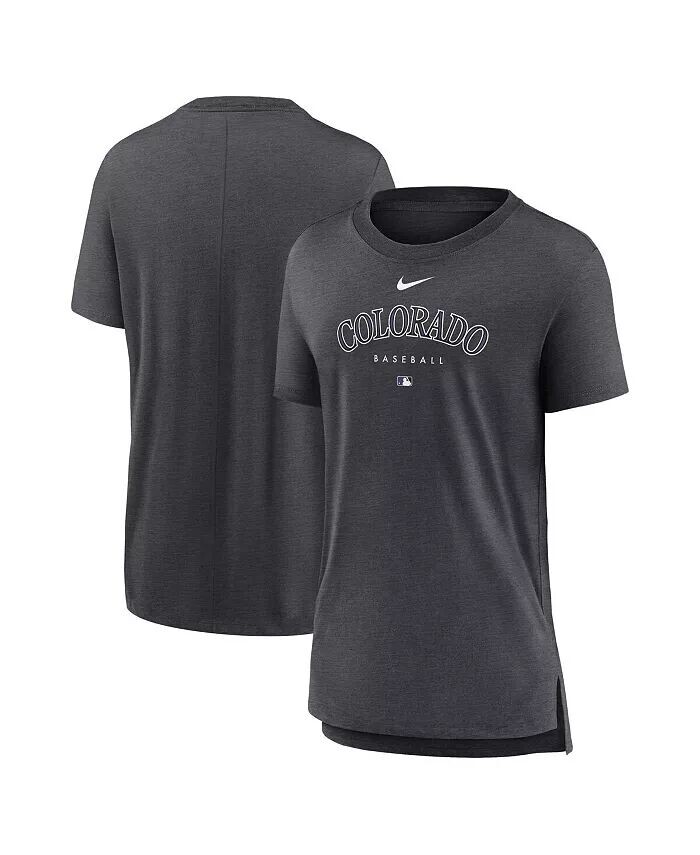 Женская футболка цвета угольно-серого цвета Colorado Rockies Authentic Collection Early Work Tri-Blend Nike
Женская футболка цвета угольно-серого цвета Colorado Rockies Authentic Collection Early Work Tri-Blend Nike