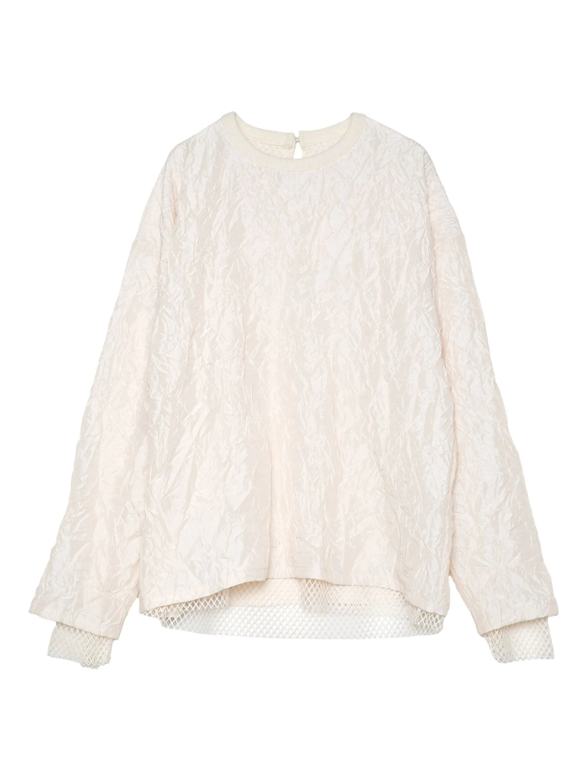 Двусторонний сетчатый топ Muller Of Yoshiokubo, нейтральный
Двусторонний сетчатый топ Muller Of Yoshiokubo, нейтральный