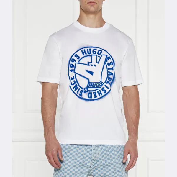 Футболка стандартного кроя Hugo, белый
Футболка стандартного кроя Hugo, белый