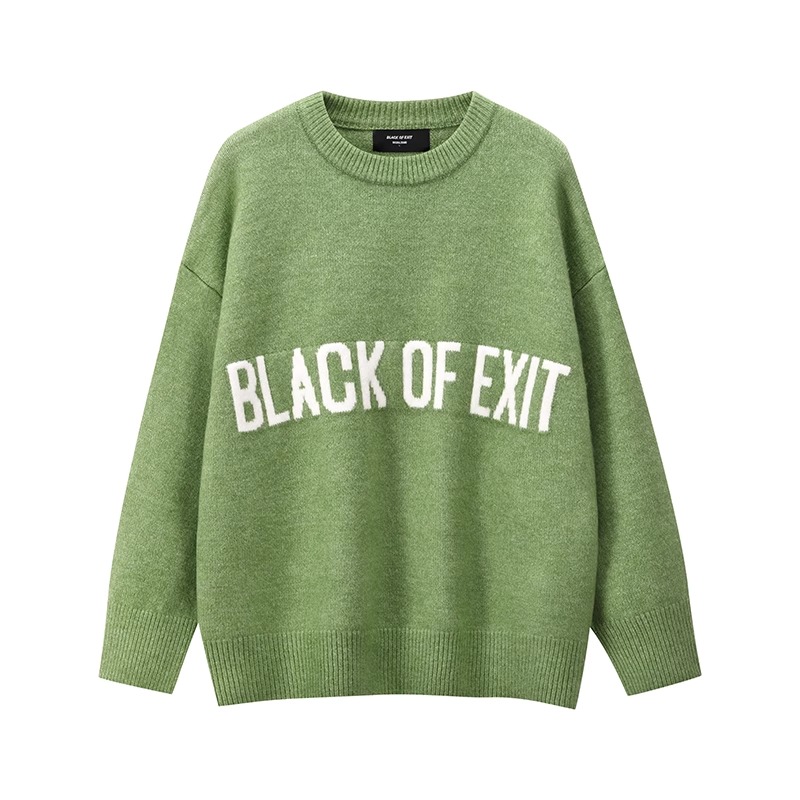 Свитер Unisex BLACK OF EXIT, зеленый
Свитер Unisex BLACK OF EXIT, зеленый