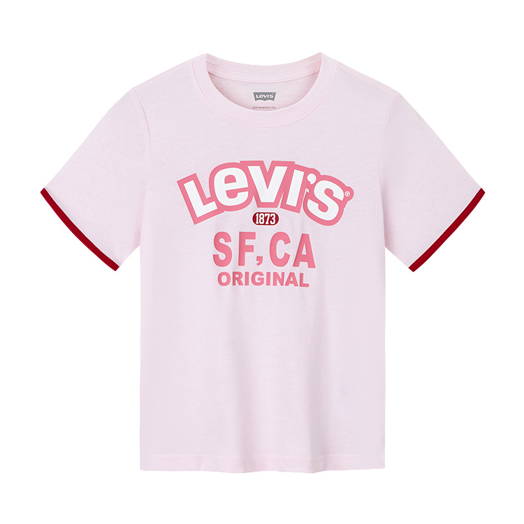 Футболка для младших школьников Levis, розовый
Футболка для младших школьников Levis, розовый