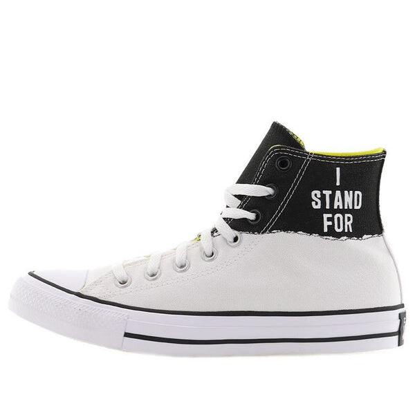 Кроссовки chuck taylor all star high 'i stand for' Converse, белый
Кроссовки chuck taylor all star high 'i stand for' Converse, белый