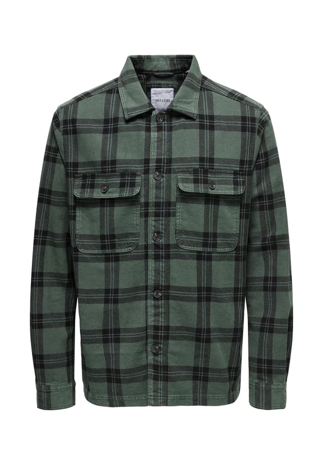 Рубашка Оливер рубашка с длинными рукавами Only & Sons, зеленый
Рубашка Оливер рубашка с длинными рукавами Only & Sons, зеленый