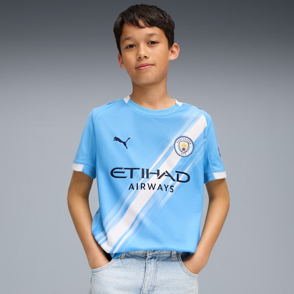 Футболка для больших детей Manchester City 25/26 Home Replica Puma, синий
Футболка для больших детей Manchester City 25/26 Home Replica Puma, синий