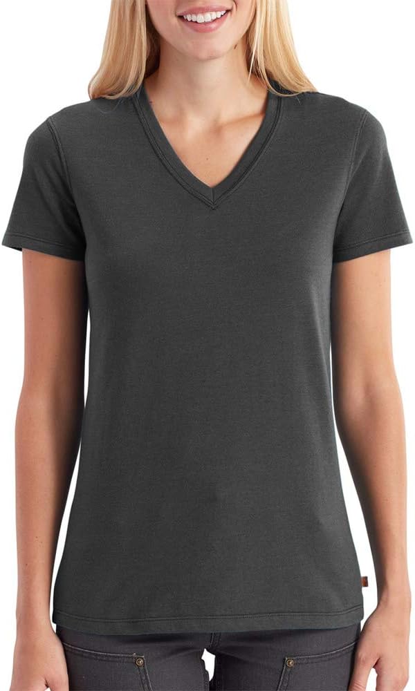 Carhartt Women's 102452 Women's Lockhart футболка с коротким рукавом и V-образным вырезом, Carbon Heather
Carhartt Women's 102452 Women's Lockhart футболка с коротким рукавом и V-образным вырезом, Carbon Heather