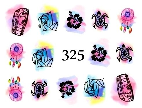 Водные наклейки для ногтей - №325, inna
Водные наклейки для ногтей - №325, inna