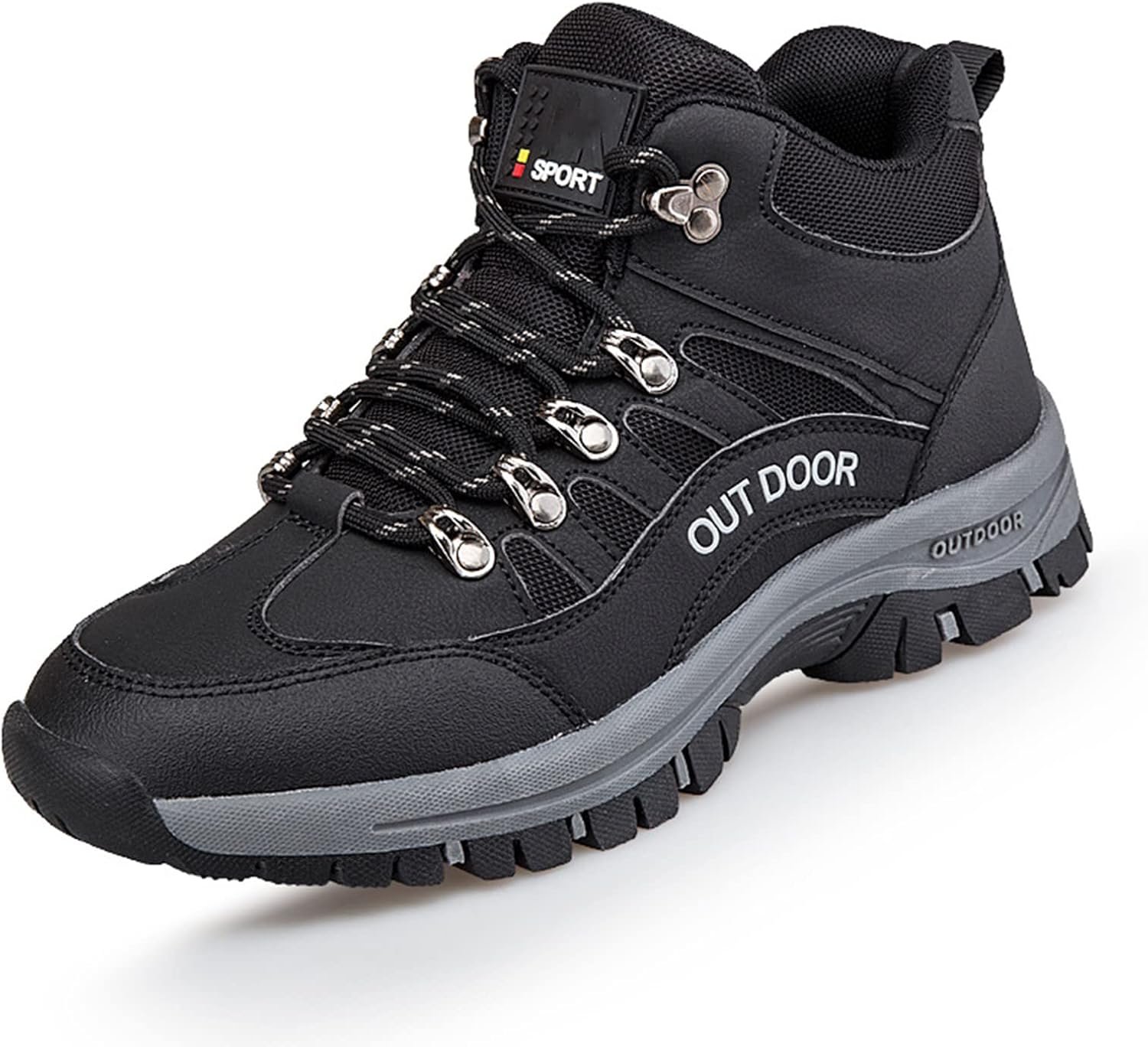 Мужские походные кроссовки DESESE, дышащие, с нескользящей подошвой, для скалолазания, с поддержкой свода стопы, высокие спортивные хлопковые кроссовки, черный
Мужские походные кроссовки DESESE, дышащие, с нескользящей подошвой, для скалолазания, с поддержкой свода стопы, высокие спортивные хлопковые кроссовки, черный