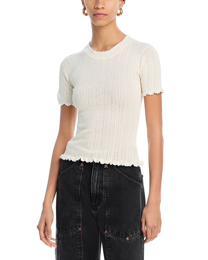 Футболка Abbie Knit с коротким рукавом Sea, слоновая кость/кремовый
Футболка Abbie Knit с коротким рукавом Sea, слоновая кость/кремовый