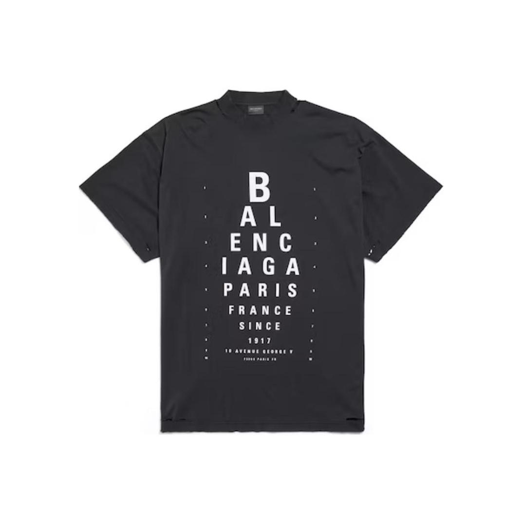 Оптическая оверсайз футболка Balenciaga, черный
Оптическая оверсайз футболка Balenciaga, черный
