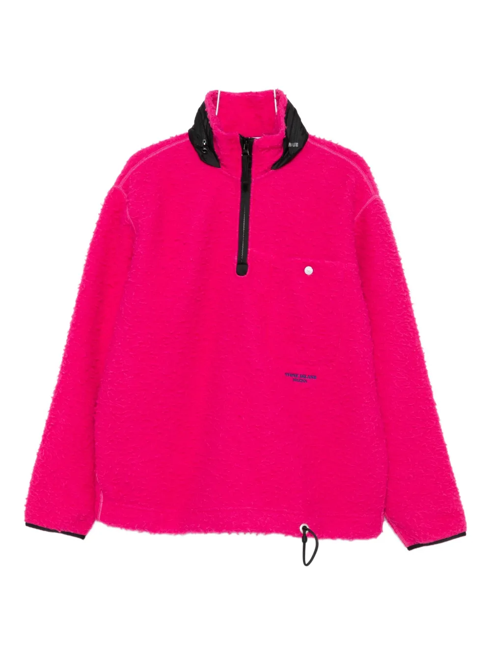 Флисовый свитшот с молнией на половину длины Stone Island, розовый
Флисовый свитшот с молнией на половину длины Stone Island, розовый