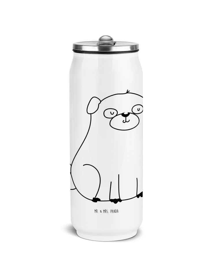 Mr. & Mrs. Panda Белая бутылка для воды с изображением мопса без слогана
Mr. & Mrs. Panda Белая бутылка для воды с изображением мопса без слогана