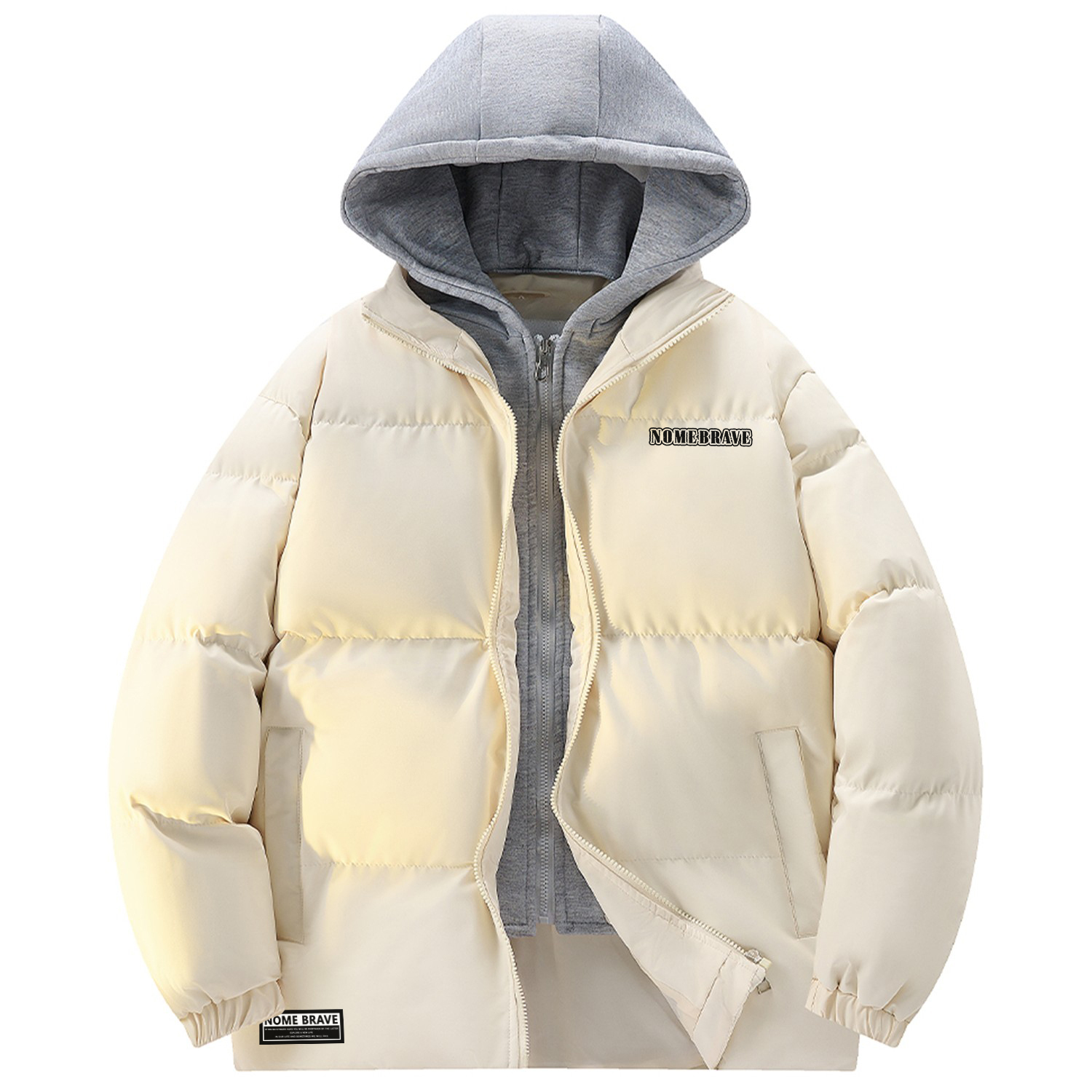 NOME Пуховик Unisex, Ecru (Mock Two-Piece)
NOME Пуховик Unisex, Ecru (Mock Two-Piece)