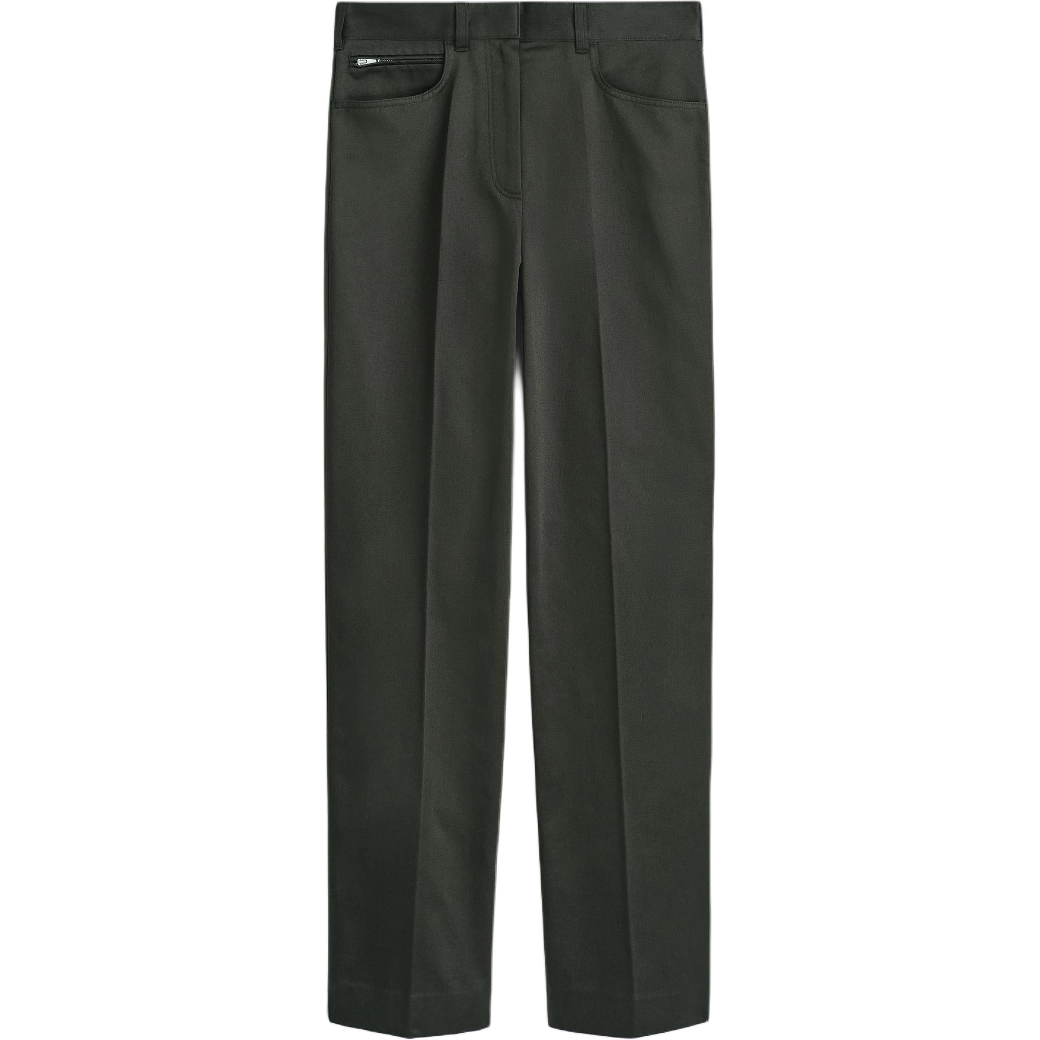 COS Женские повседневные брюки цвета хаки
COS Женские повседневные брюки цвета хаки