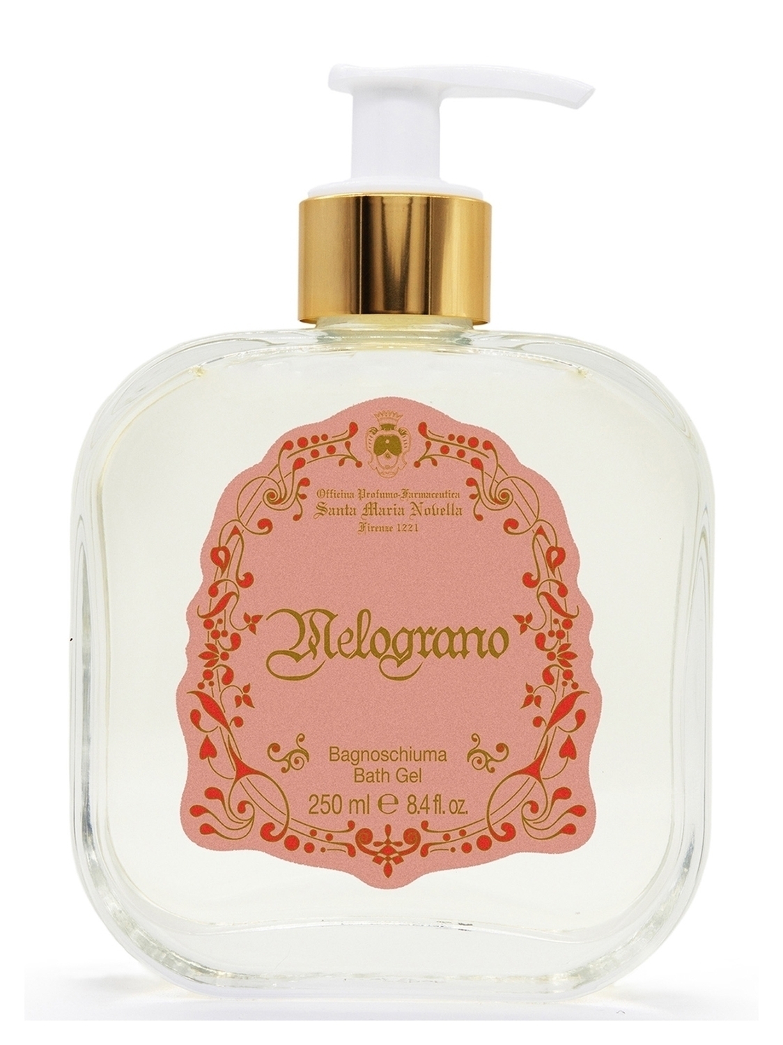 Гель для душа 'Melograno' 250 мл Santa Maria Novella, розовый
Гель для душа 'Melograno' 250 мл Santa Maria Novella, розовый