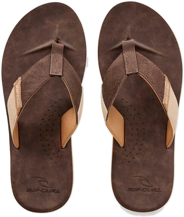 Мужские шлепанцы Rip Curl Oxford с открытым носком, черно-коричневые
Мужские шлепанцы Rip Curl Oxford с открытым носком, черно-коричневые