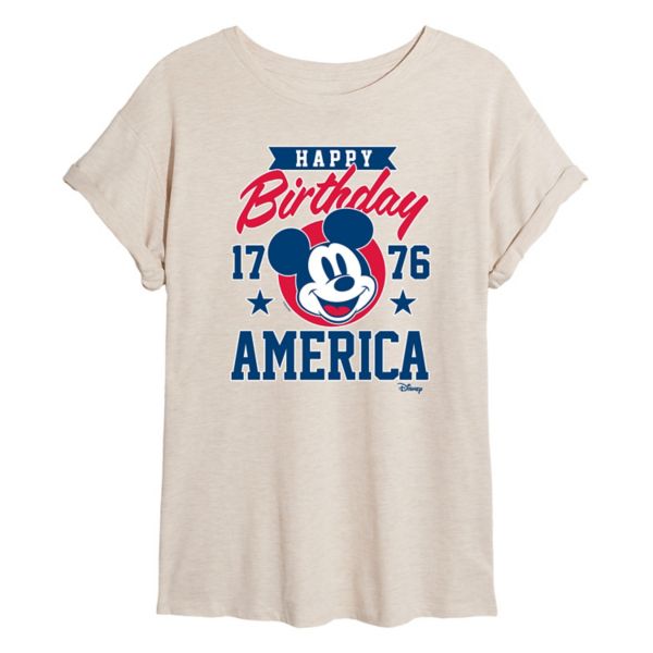 Футболка большого размера с надписью «С днем рождения, Америка» от юниоров Микки Мауса Disney, бежевый
Футболка большого размера с надписью «С днем рождения, Америка» от юниоров Микки Мауса Disney, бежевый