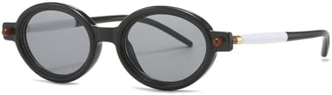 Овальные двухцветные модные солнцезащитные очки для женщин с защитой от УФ-излучения UV400, винтажные светло-серые, мужские солнцезащитные очки с заклепками MTZJH, Black Light Gray
Овальные двухцветные модные солнцезащитные очки для женщин с защитой от УФ-излучения UV400, винтажные светло-серые, мужские солнцезащитные очки с заклепками MTZJH, Black Light Gray