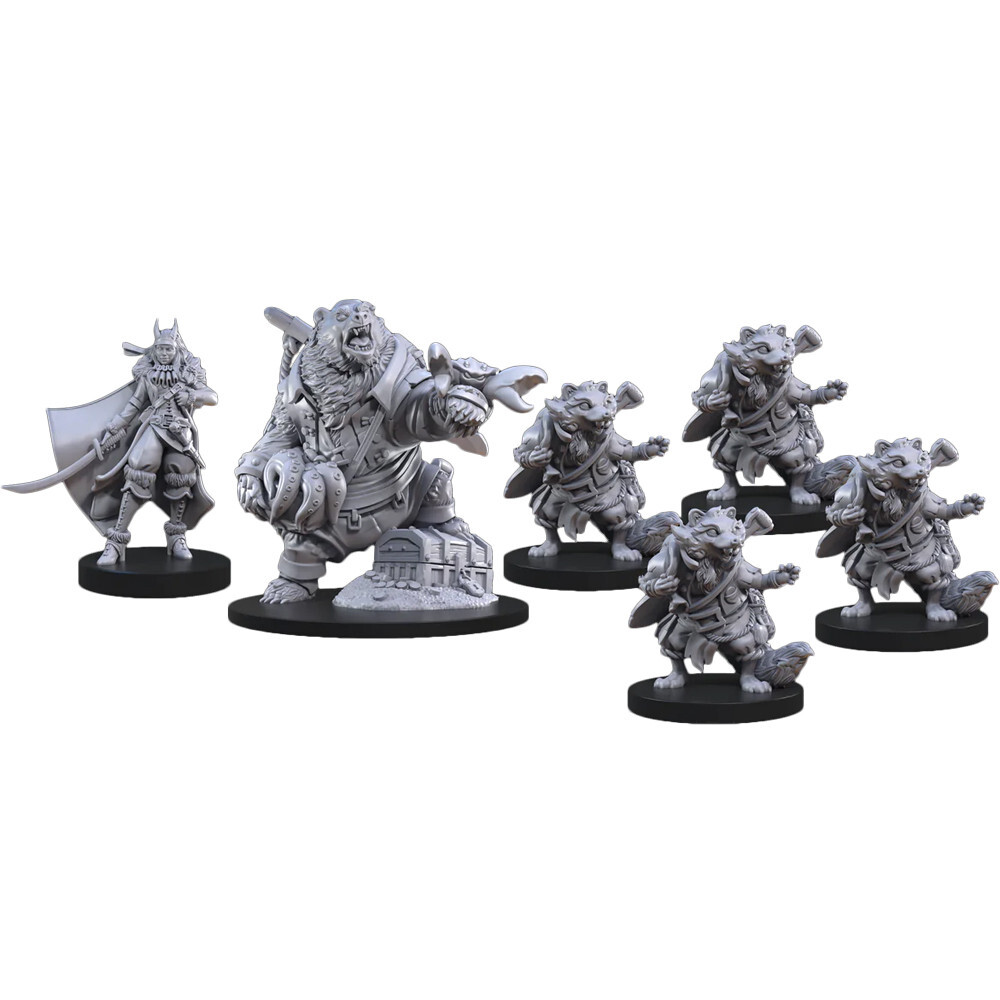Ролевая игра Steamforged Games Animal Adventures RPG: Miniatures Set - Raiders of the Lost Coast
Ролевая игра Steamforged Games Animal Adventures RPG: Miniatures Set - Raiders of the Lost Coast