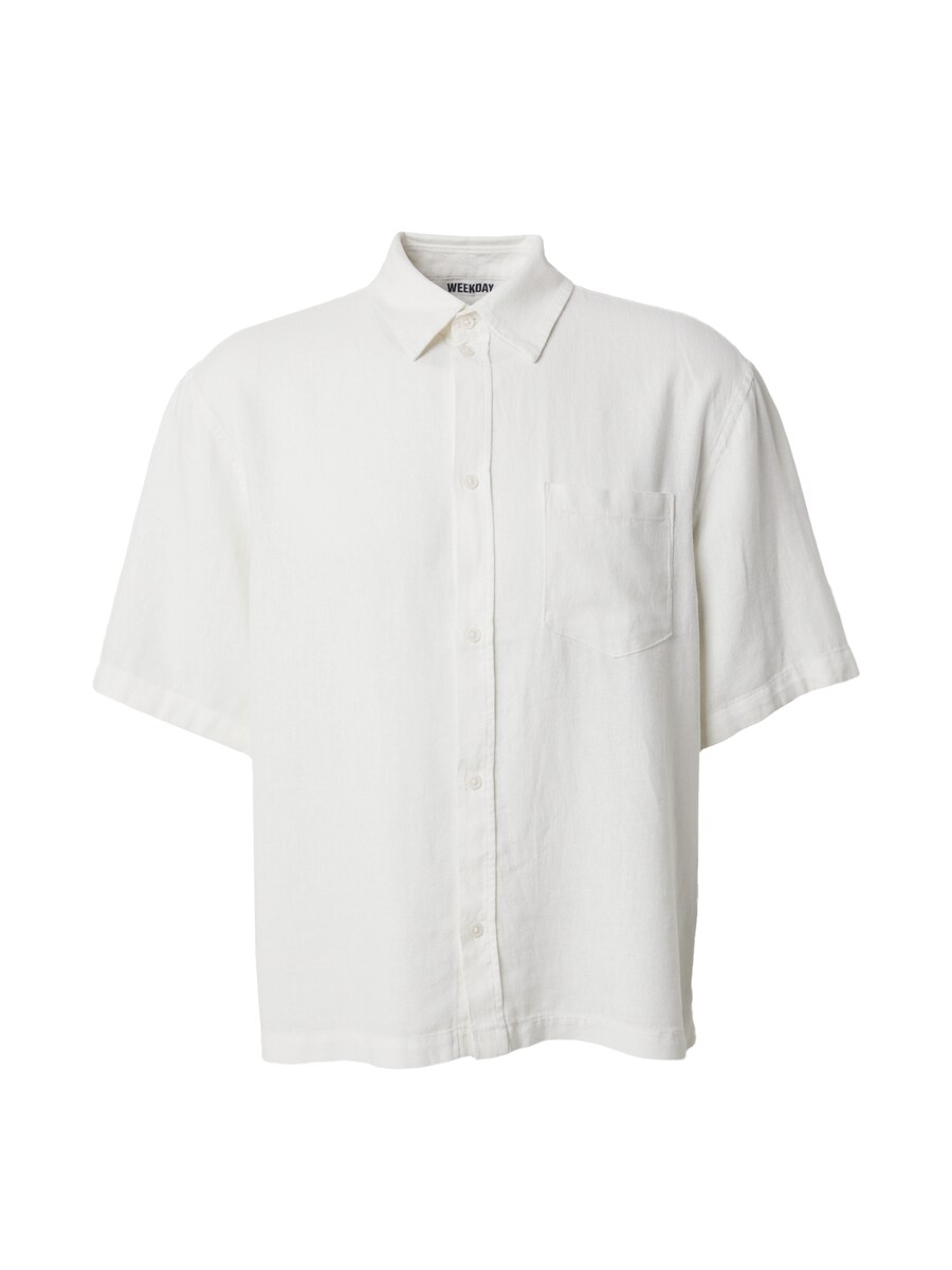 Рубашка на пуговицах классического кроя WEEKDAY Franco, белый
Рубашка на пуговицах классического кроя WEEKDAY Franco, белый