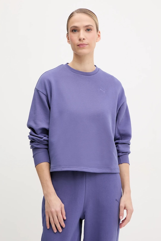 Хлопковая толстовка Puma, фиолетовый
Хлопковая толстовка Puma, фиолетовый