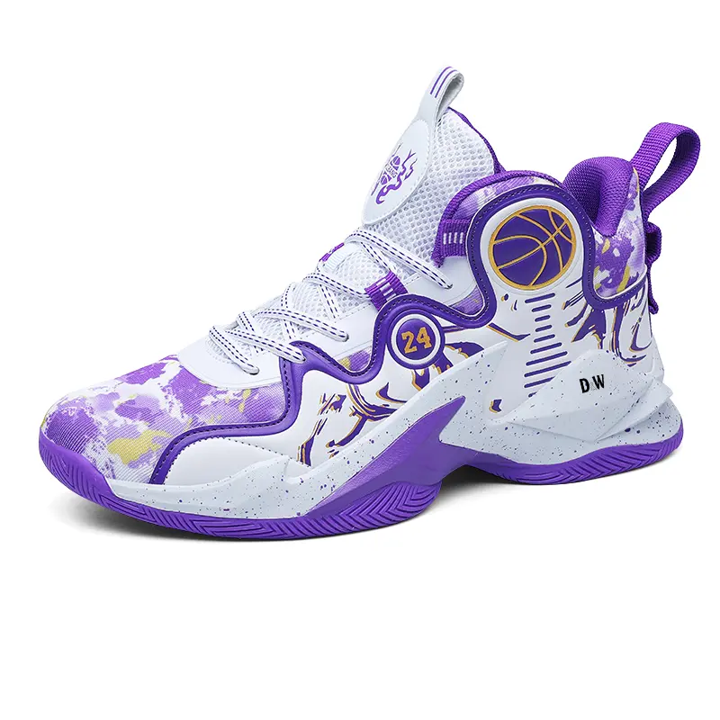 Баскетбольные кроссовки для детей и подростков со средним верхом, амортизирующие и устойчивые к истиранию D&W, белый/фиолетовый
Баскетбольные кроссовки для детей и подростков со средним верхом, амортизирующие и устойчивые к истиранию D&W, белый/фиолетовый