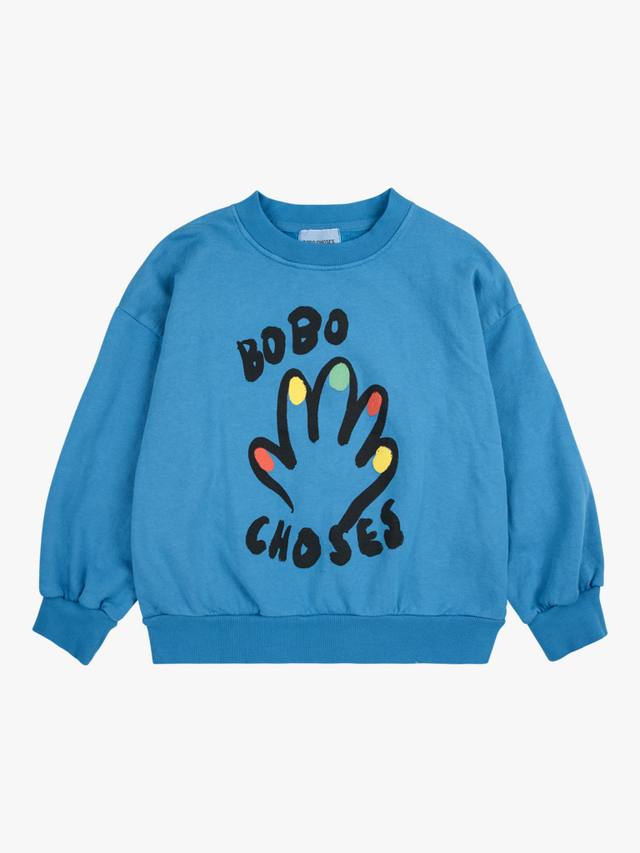 Детский хлопковый свитшот с регланными рукавами High Five Bobo Choses, Blue
Детский хлопковый свитшот с регланными рукавами High Five Bobo Choses, Blue