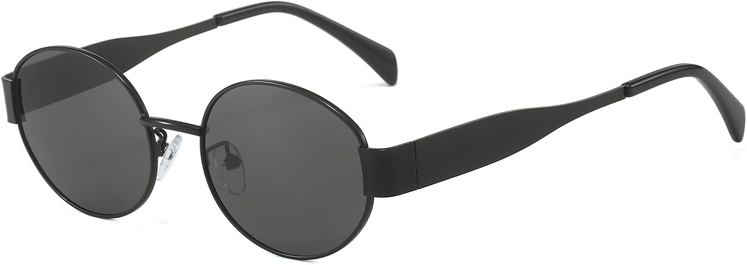 Солнцезащитные очки YAMEIZE в стиле ретро 90-х годов, овальные, с металлической оправой, классические круглые, для женщин и мужчин, с защитой UV400, для активного отдыха, Black Grey
Солнцезащитные очки YAMEIZE в стиле ретро 90-х годов, овальные, с металлической оправой, классические круглые, для женщин и мужчин, с защитой UV400, для активного отдыха, Black Grey