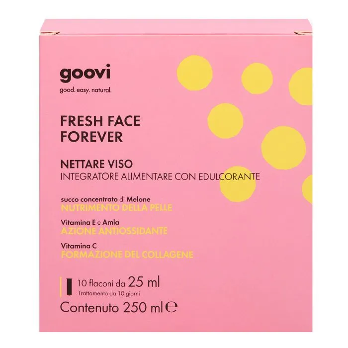 Goovi Face Nectar Fresh Face Forever 10 флаконов по 25 мл Тонизированная и эластичная кожа
Goovi Face Nectar Fresh Face Forever 10 флаконов по 25 мл Тонизированная и эластичная кожа