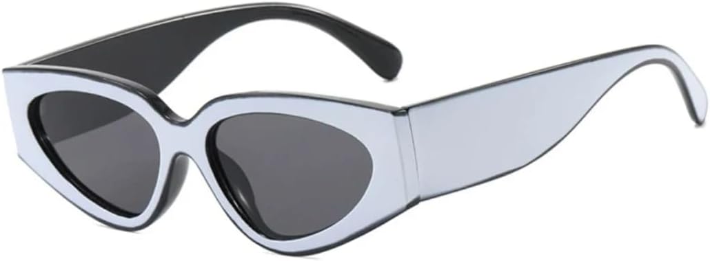 Модные солнцезащитные очки «кошачий глаз», маленькие овальные, женские и мужские, стильные, в стиле панк, для путешествий, винтажные, с защитой от УФ-излучения UV400 VVTWSSW, White Gray
Модные солнцезащитные очки «кошачий глаз», маленькие овальные, женские и мужские, стильные, в стиле панк, для путешествий, винтажные, с защитой от УФ-излучения UV400 VVTWSSW, White Gray