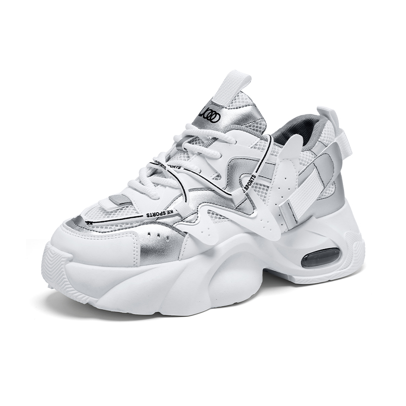 TONYBEAR Низкие массивные кроссовки мужские бело-серебристые, цвет White Silver
TONYBEAR Низкие массивные кроссовки мужские бело-серебристые, цвет White Silver