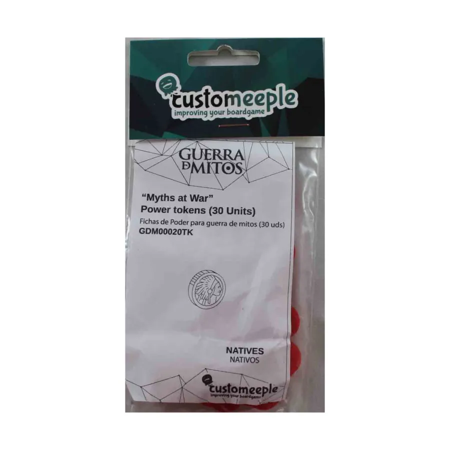 Жетоны силы – туземцы, Game Accessories - Myths at War (Customeeple)
Жетоны силы – туземцы, Game Accessories - Myths at War (Customeeple)
