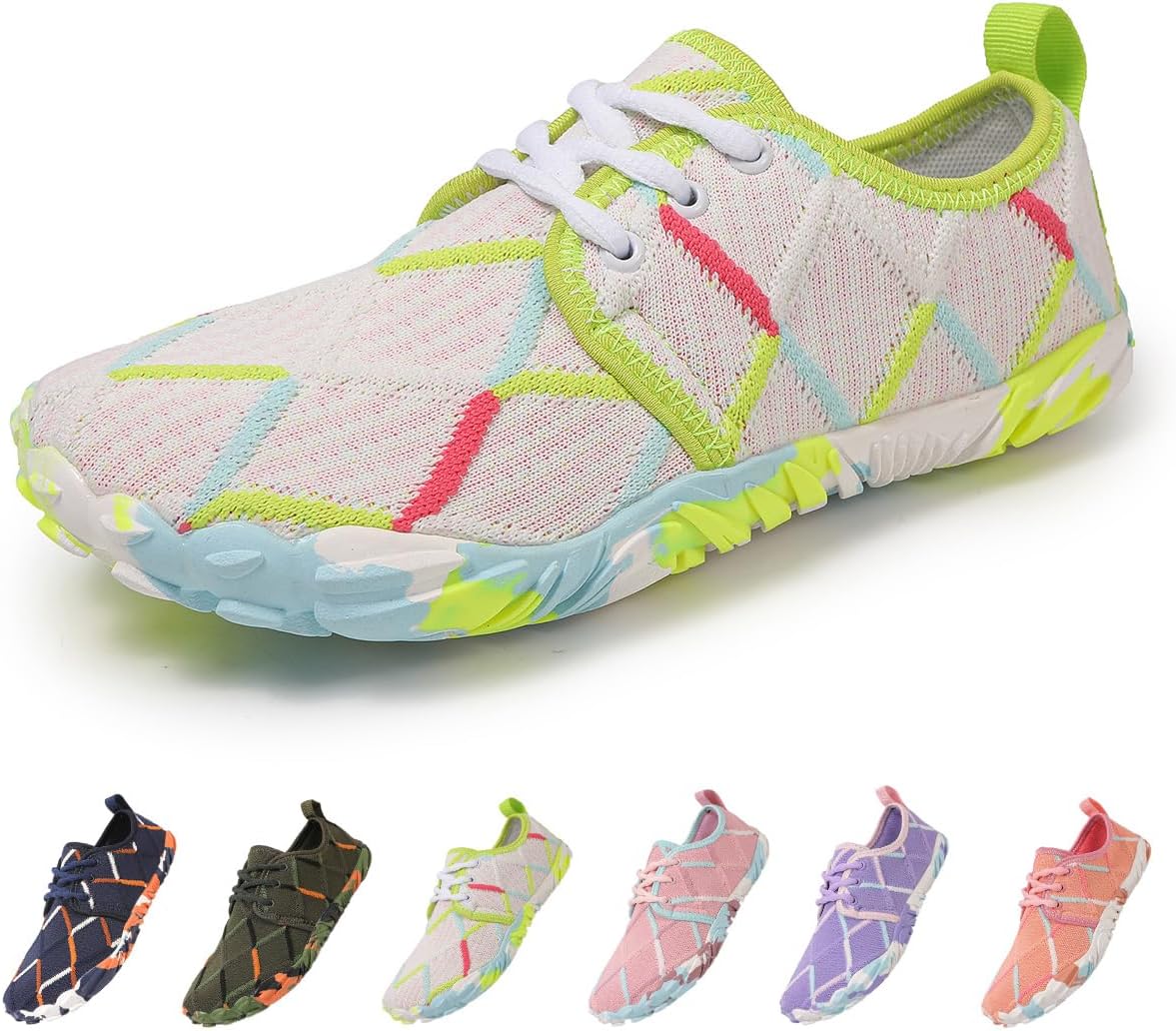 Кроссовки для воды, минималистичные прогулочные туфли, быстро сохнущие дышащие сетчатые, подошва из нескользящей резины, широкий носок, для пляжа, бега и походов на открытом воздухе Suxiaur, белый
Кроссовки для воды, минималистичные прогулочные туфли, быстро сохнущие дышащие сетчатые, подошва из нескользящей резины, широкий носок, для пляжа, бега и походов на открытом воздухе Suxiaur, белый