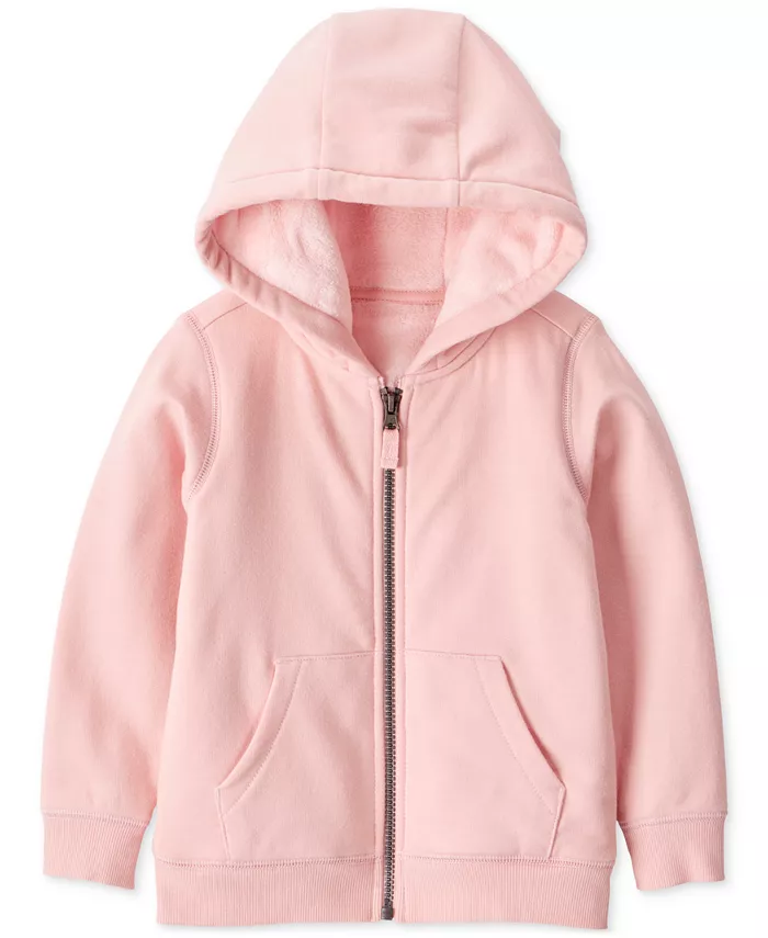 Куртка на молнии с длинными рукавами и капюшоном для девочек-малышей Carter's, розовый
Куртка на молнии с длинными рукавами и капюшоном для девочек-малышей Carter's, розовый