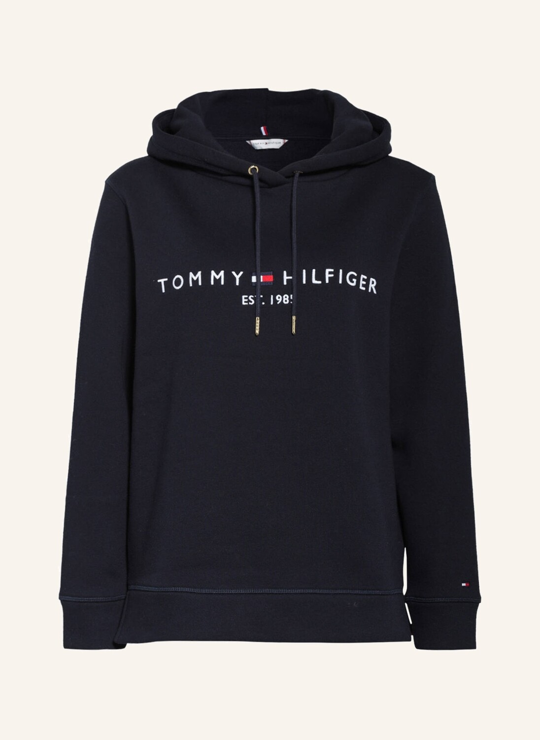 Худи TOMMY HILFIGER ESSENTIAL, темно-синий 
Худи TOMMY HILFIGER ESSENTIAL, темно-синий