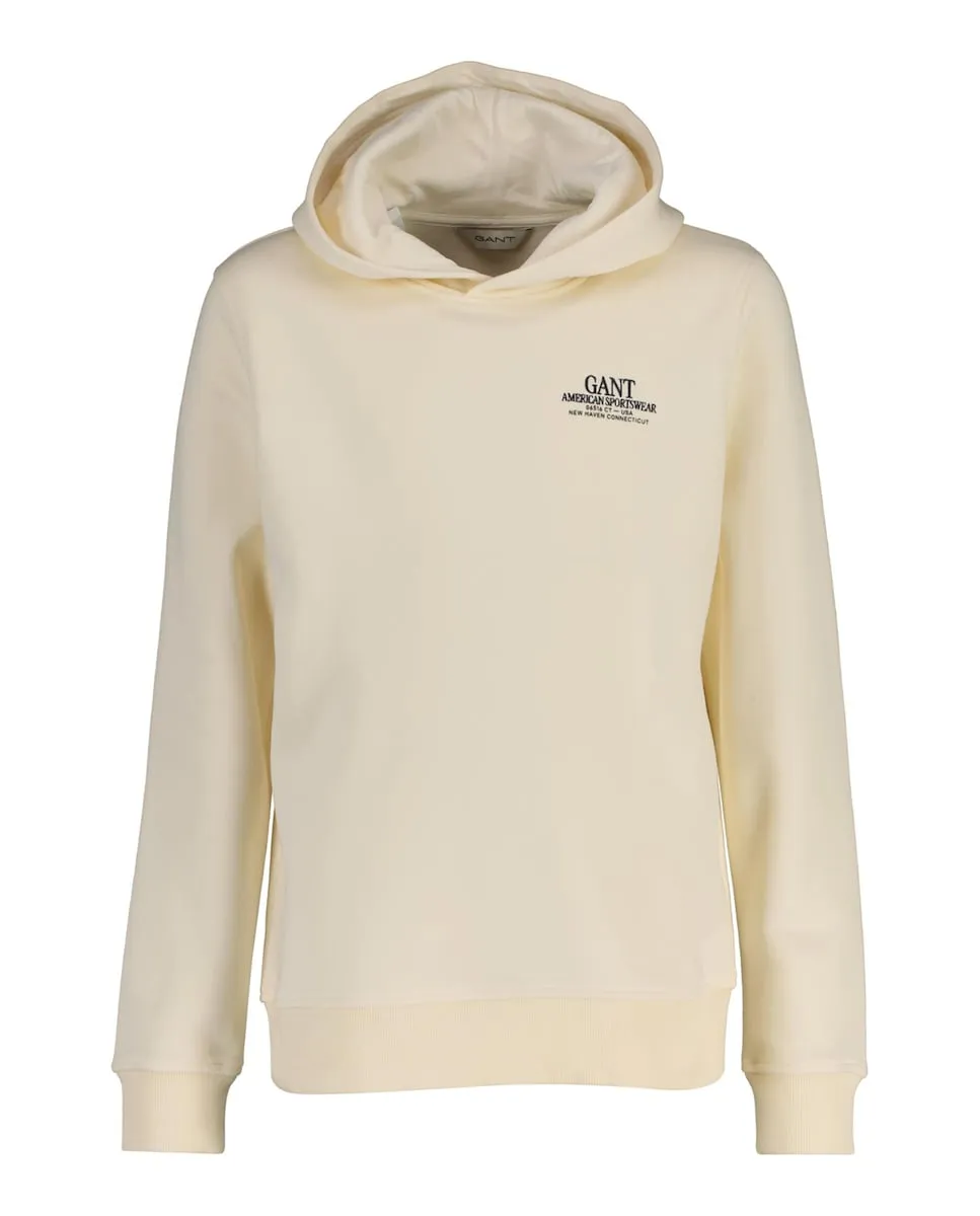 Толстовка с капюшоном и деталями на груди Gant, белый
Толстовка с капюшоном и деталями на груди Gant, белый