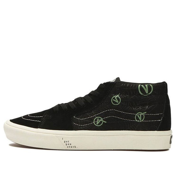 Кроссовки sk8-mid comfycush 'black green' Vans, черный 
Кроссовки sk8-mid comfycush 'black green' Vans, черный