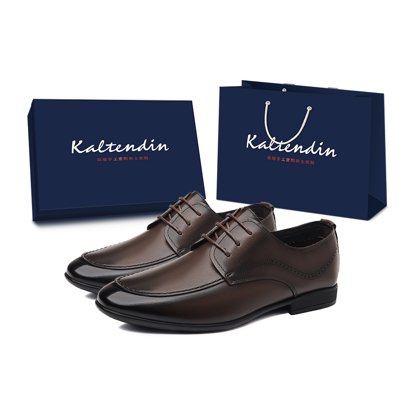 Kaltendin Мужские туфли для костюма низкие черно-коричневые, цвет Brown 
Kaltendin Мужские туфли для костюма низкие черно-коричневые, цвет Brown