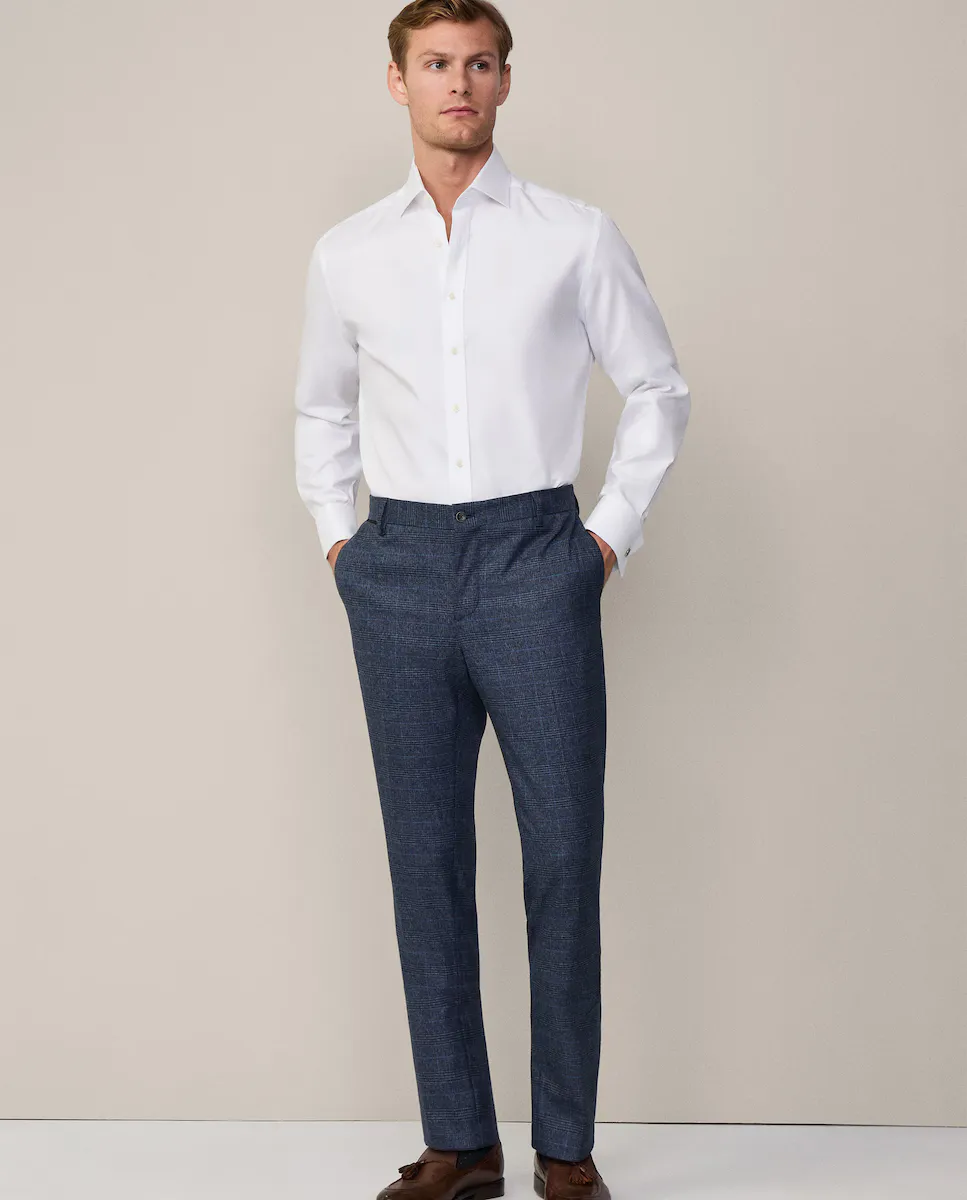 Однотонная мужская рубашка-оксфорд приталенного кроя Hackett, белый
Однотонная мужская рубашка-оксфорд приталенного кроя Hackett, белый