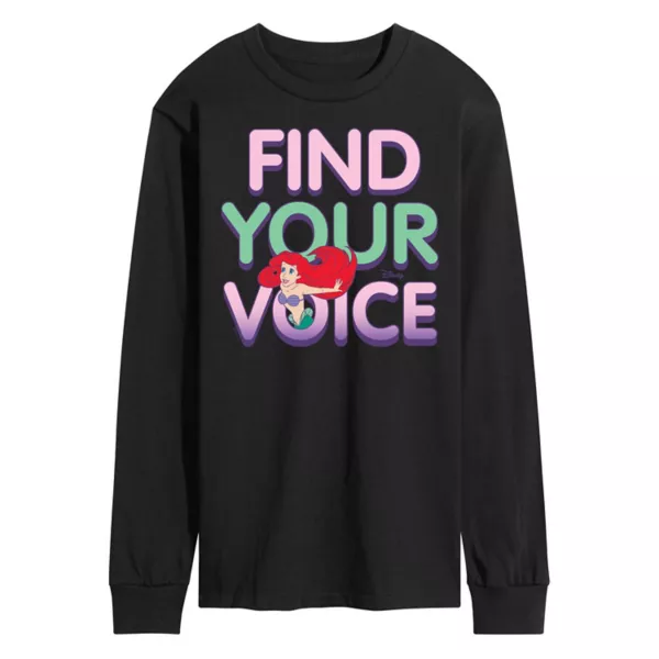 Мужская футболка с длинным рукавом «Русалочка Ариэль» Disney, черный
Мужская футболка с длинным рукавом «Русалочка Ариэль» Disney, черный