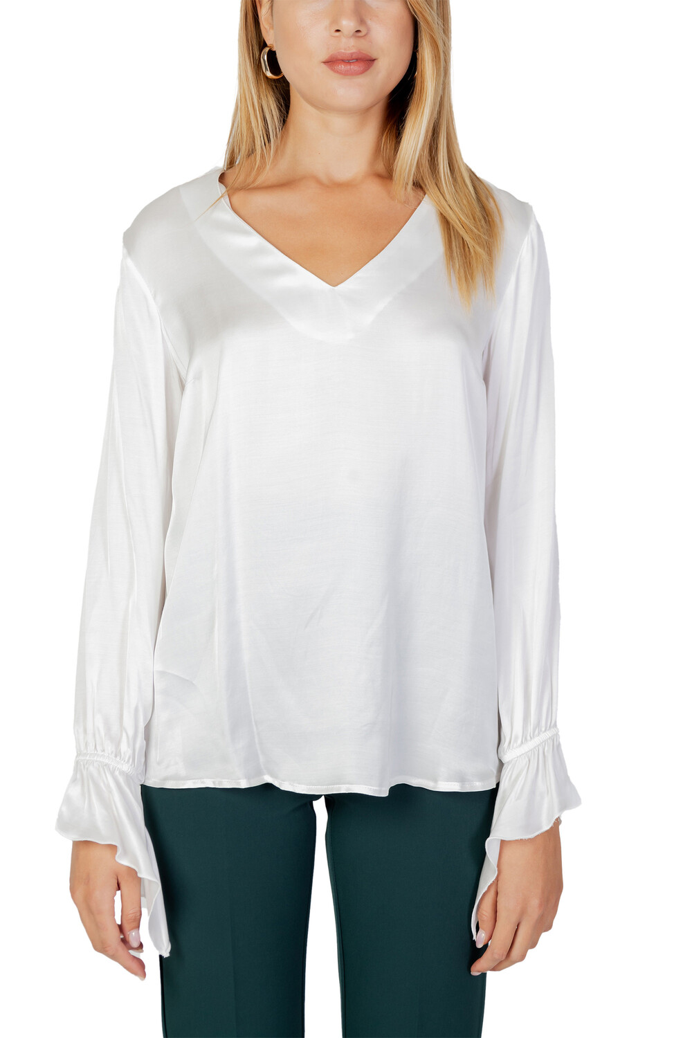 Блузка Sandro Ferrone свободного кроя, белый
Блузка Sandro Ferrone свободного кроя, белый