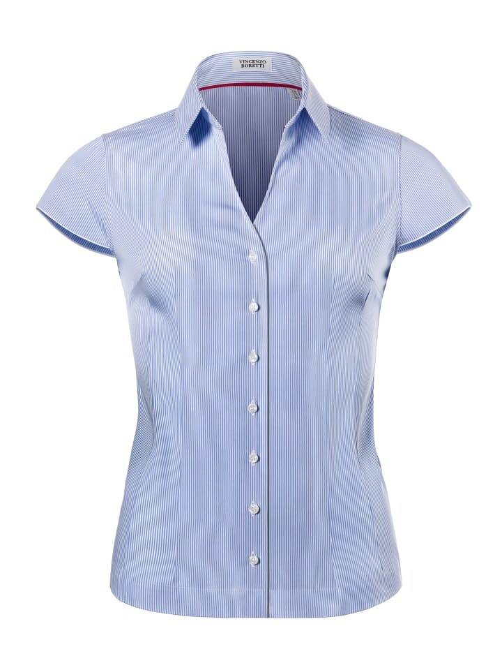 Блуза Vincenzo Boretti leicht tailliert, цвет blau/weiß
Блуза Vincenzo Boretti leicht tailliert, цвет blau/weiß