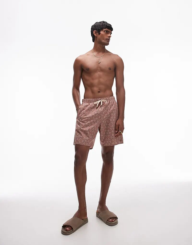 Шорты для плавания с принтом verita цвета ржавчины Rhythm
Шорты для плавания с принтом verita цвета ржавчины Rhythm