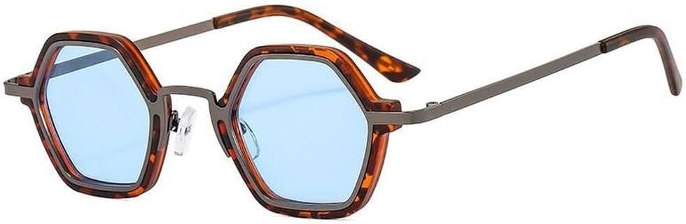 Ретро-солнцезащитные очки Polygon для женщин, модные очки с прозрачными линзами Ocean, мужские солнцезащитные очки в стиле панк с шестиугольными линзами и защитой от УФ-излучения UV400 TVTBBVV, Leopard Blue
Ретро-солнцезащитные очки Polygon для женщин, модные очки с прозрачными линзами Ocean, мужские солнцезащитные очки в стиле панк с шестиугольными линзами и защитой от УФ-излучения UV400 TVTBBVV, Leopard Blue