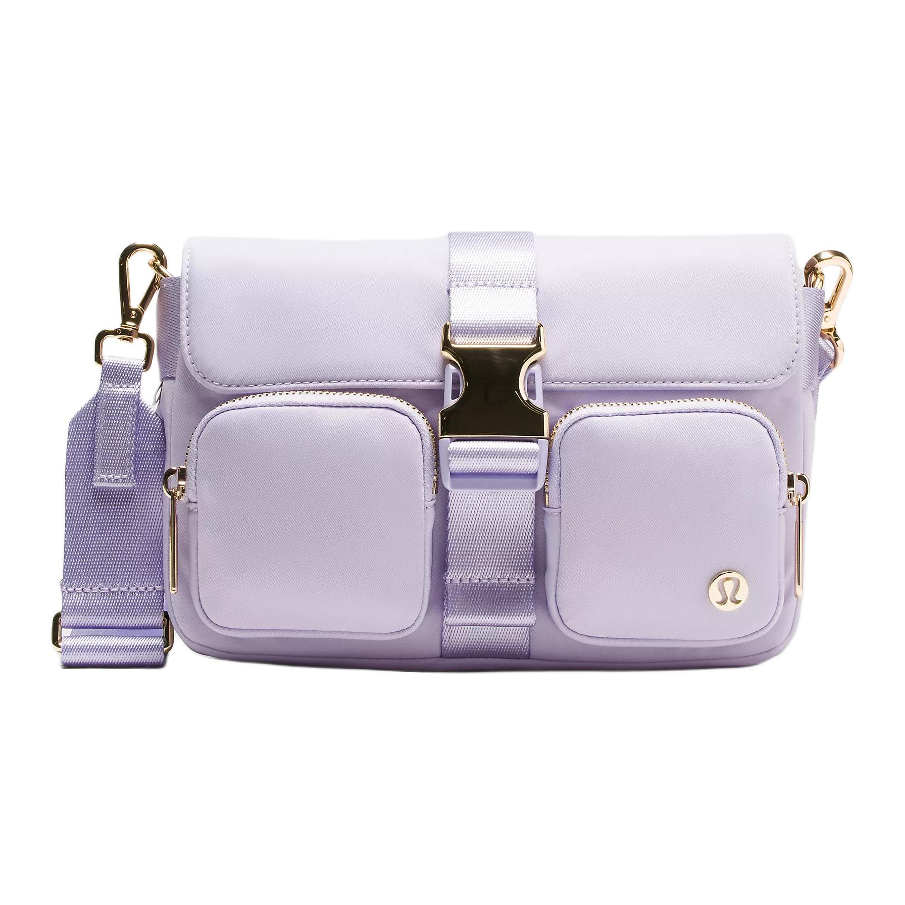 Lululemon Нейлоновая поясная сумка через плечо женская фиолетовая, Purple
Lululemon Нейлоновая поясная сумка через плечо женская фиолетовая, Purple