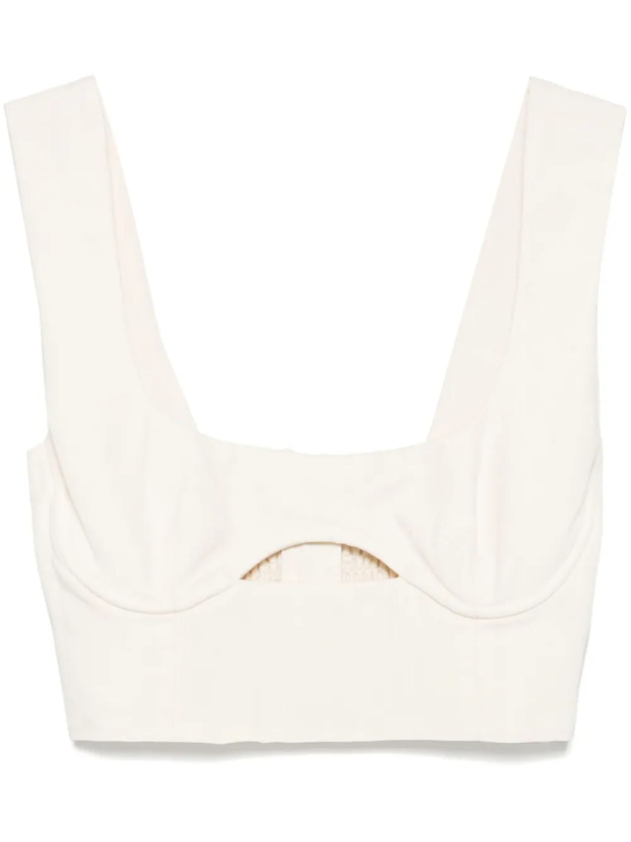 Patrizia Pepe топ с вырезами, нейтральный
Patrizia Pepe топ с вырезами, нейтральный